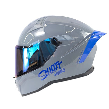 CASCO INTEGRAL SHAFT 504 GRIS+AZUL SMOKE